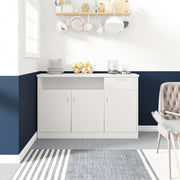 Magnus Side Crockery Unit | Frosty White