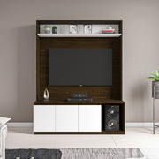 Edonia TV Unit | Wenge and Frosty White | 55 inches