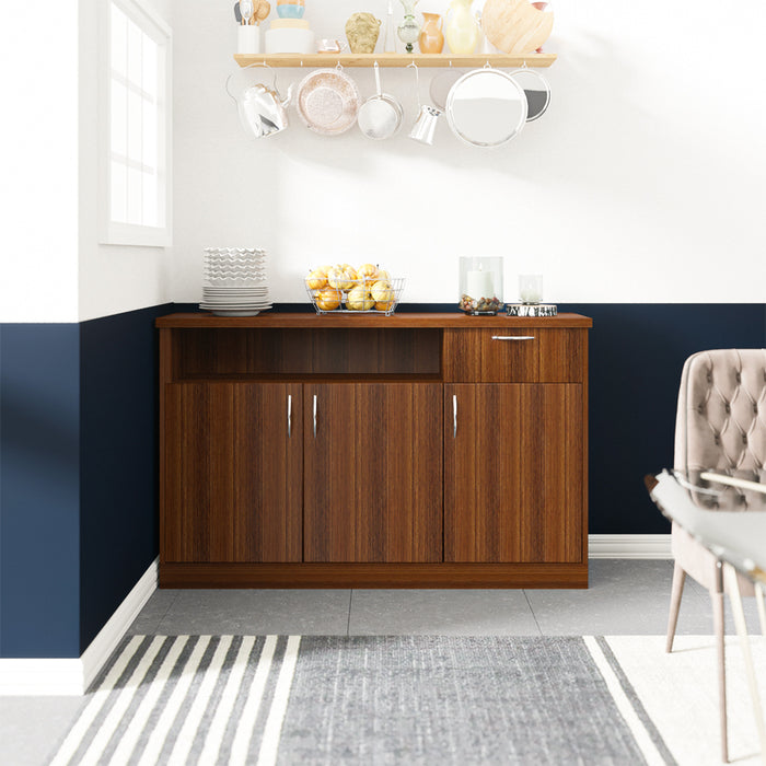Magnus Side Crockery Unit | Walnut