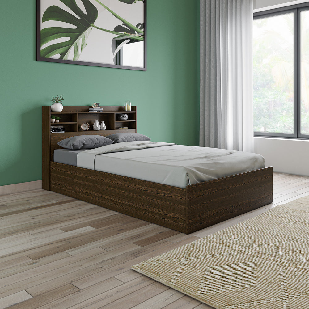 Zencozy Single Large Bed - Wenge