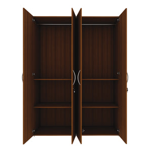 Indigo 4 Door Wardrobe - Walnut