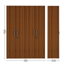 Load image into Gallery viewer, Indigo 4 Door Wardrobe - Walnut
