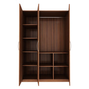 Armeria 3 Door wardrobe - Walnut