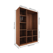 Armeria 3 Door wardrobe - Walnut