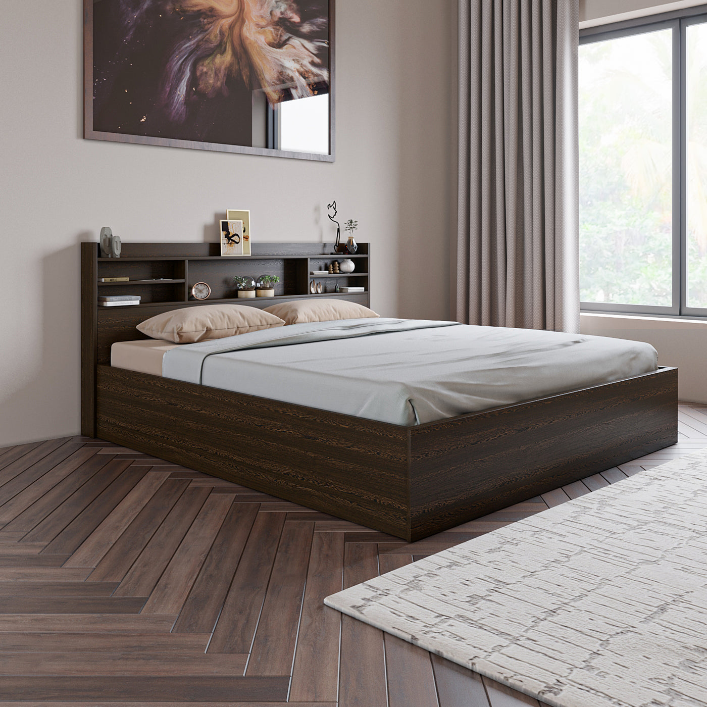 Zencozy King Bed - Wenge