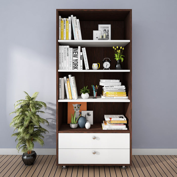Lasker Bookcase | Wenge and Frosty White