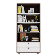 Lasker Bookcase | Wenge and Frosty White