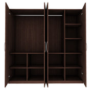 Lazel 4 Door Wardrobe - Wenge