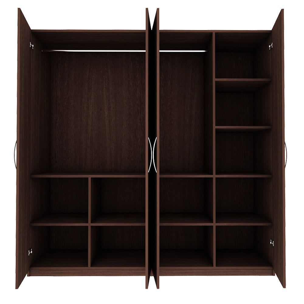 Lazel 4 Door Wardrobe - Wenge