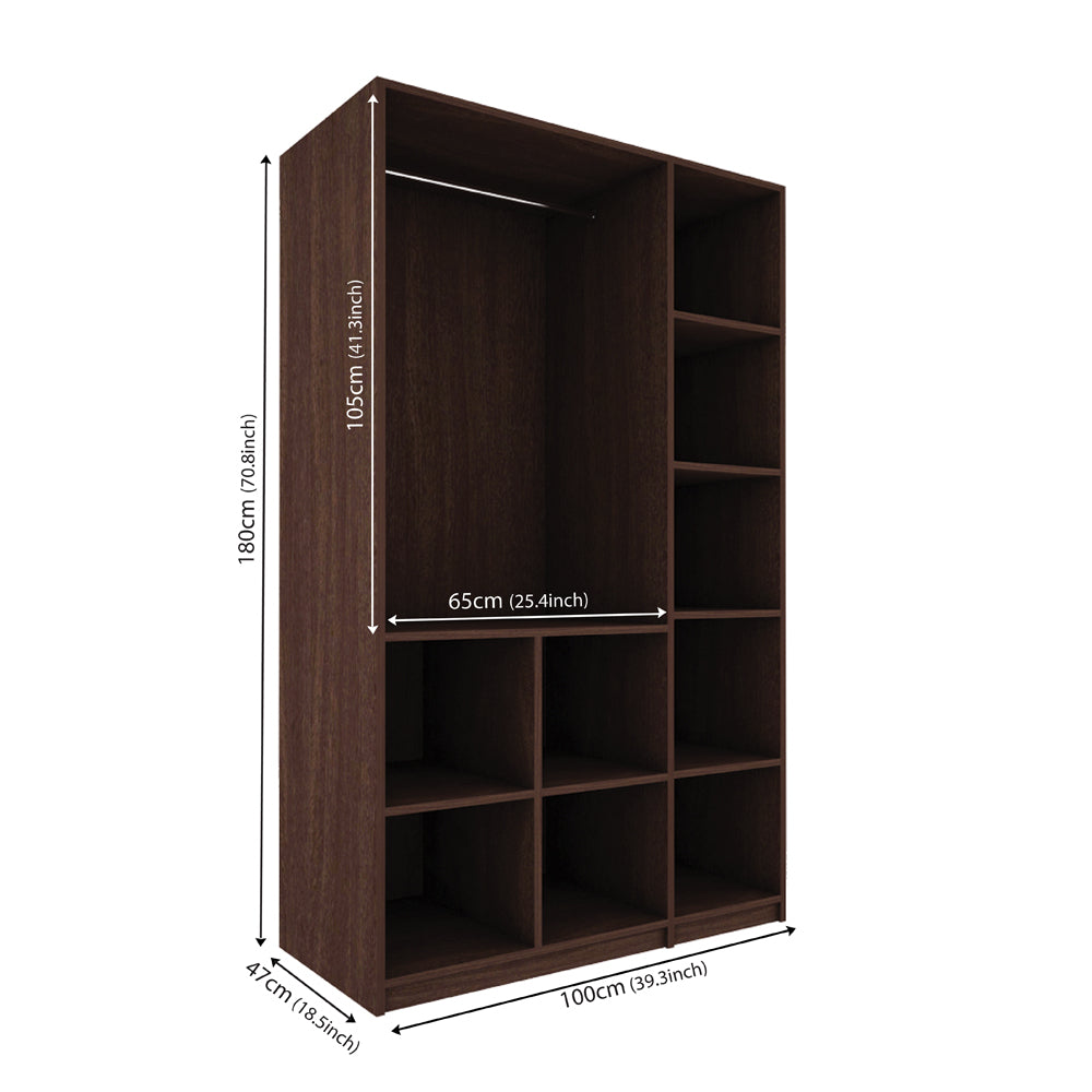 Starling 3 Door Wardrobe - Wenge