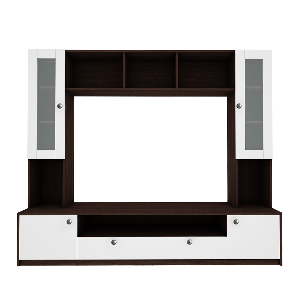 Benji TV Unit | 55 Inch TV | Wenge and Frosty White