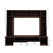 Benji TV Unit | 55 Inch TV | Wenge and Frosty White