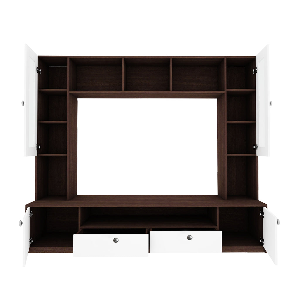 Benji TV Unit | 55 Inch TV | Wenge and Frosty White