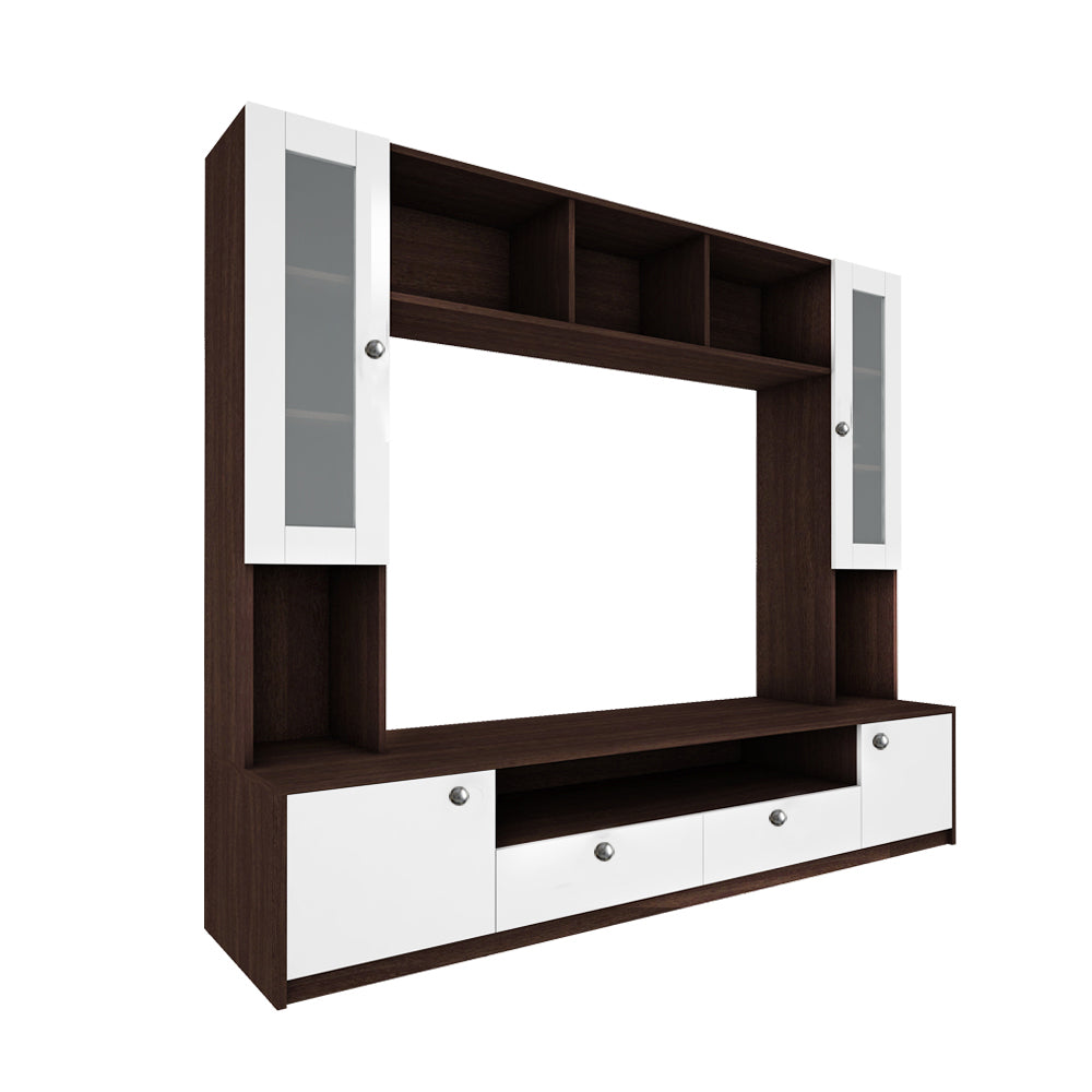 Benji TV Unit | 55 Inch TV | Wenge and Frosty White