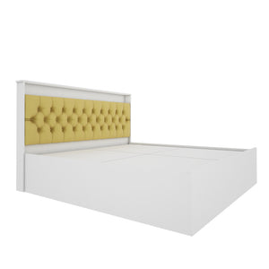 Ressley King Bed - White & Yellow