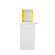 Marvel Home Office Table | Yellow and Frosty White