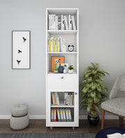 Solicitor Compact Bookshelf | Frosty White