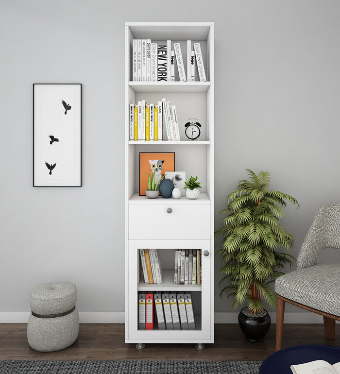 Solicitor Compact Bookshelf | Frosty White