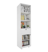 Load image into Gallery viewer, Solicitor Compact Bookshelf - Frosty White
