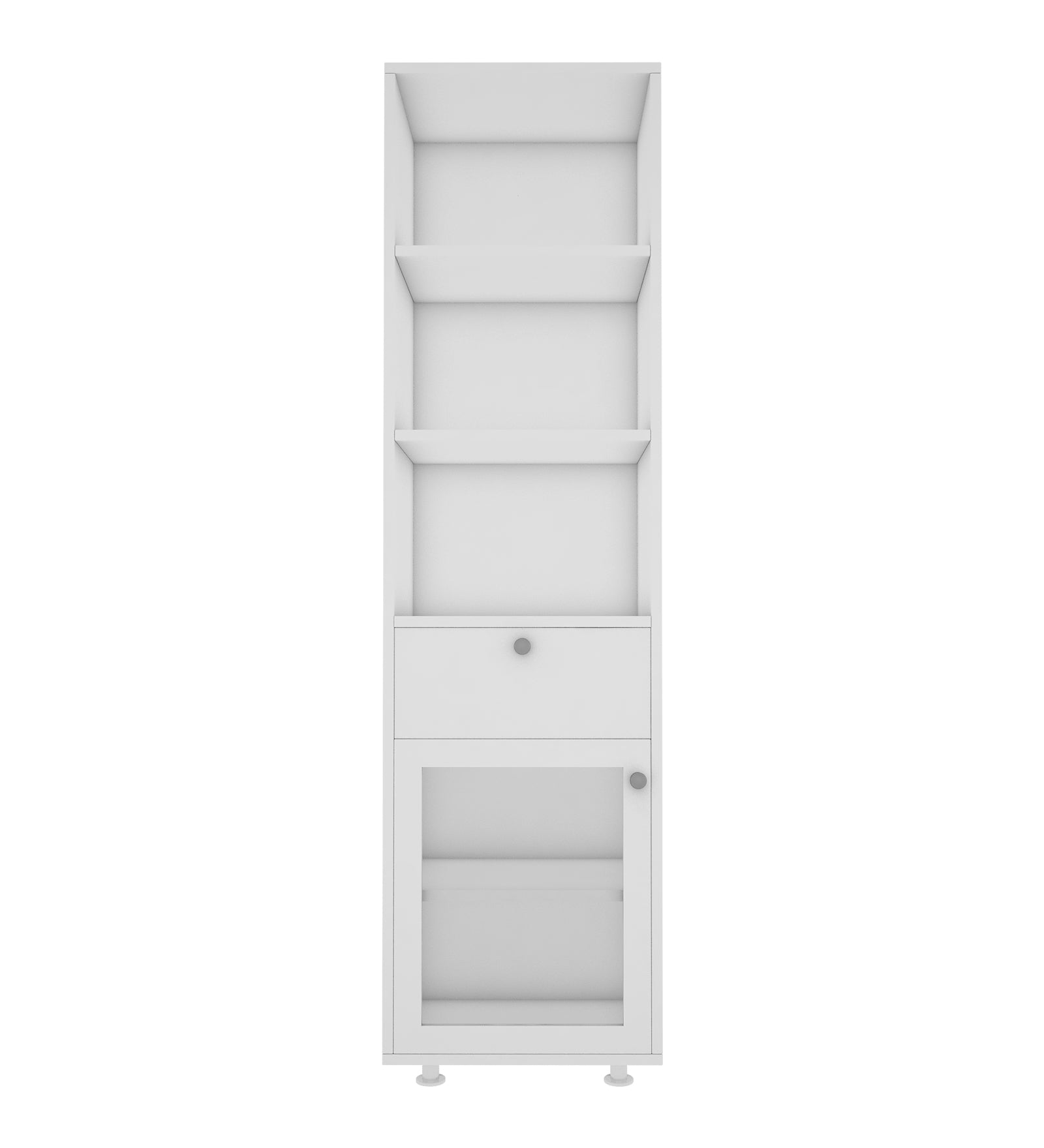 Solicitor Compact Bookshelf | Frosty White
