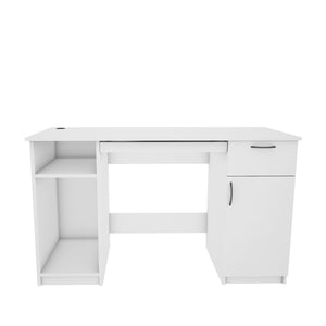 Athos Computer Desk- Frosty White