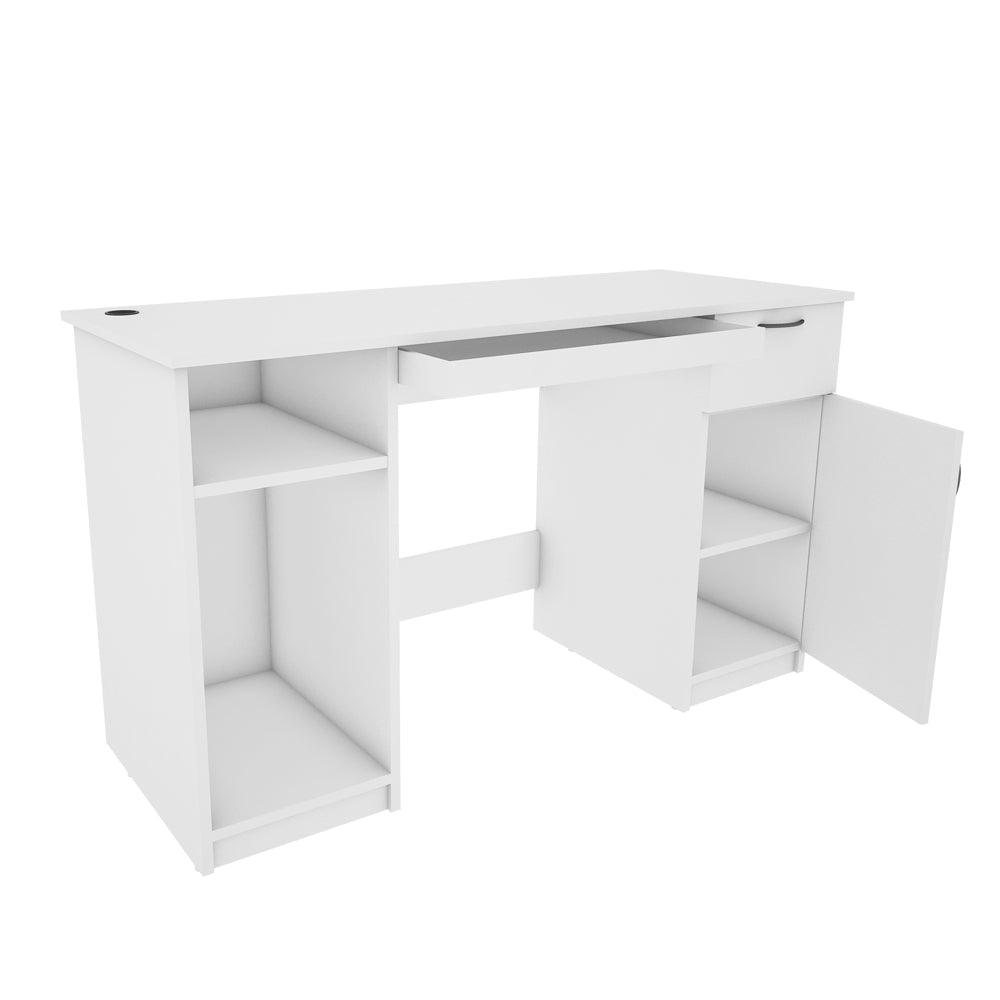 Athos Computer Desk | Frosty White