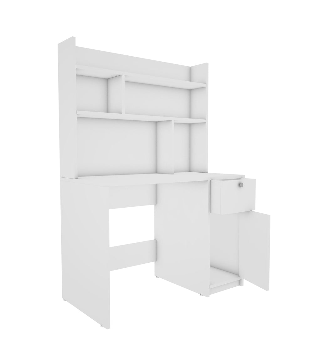 Neruda Study Table | Frosty White