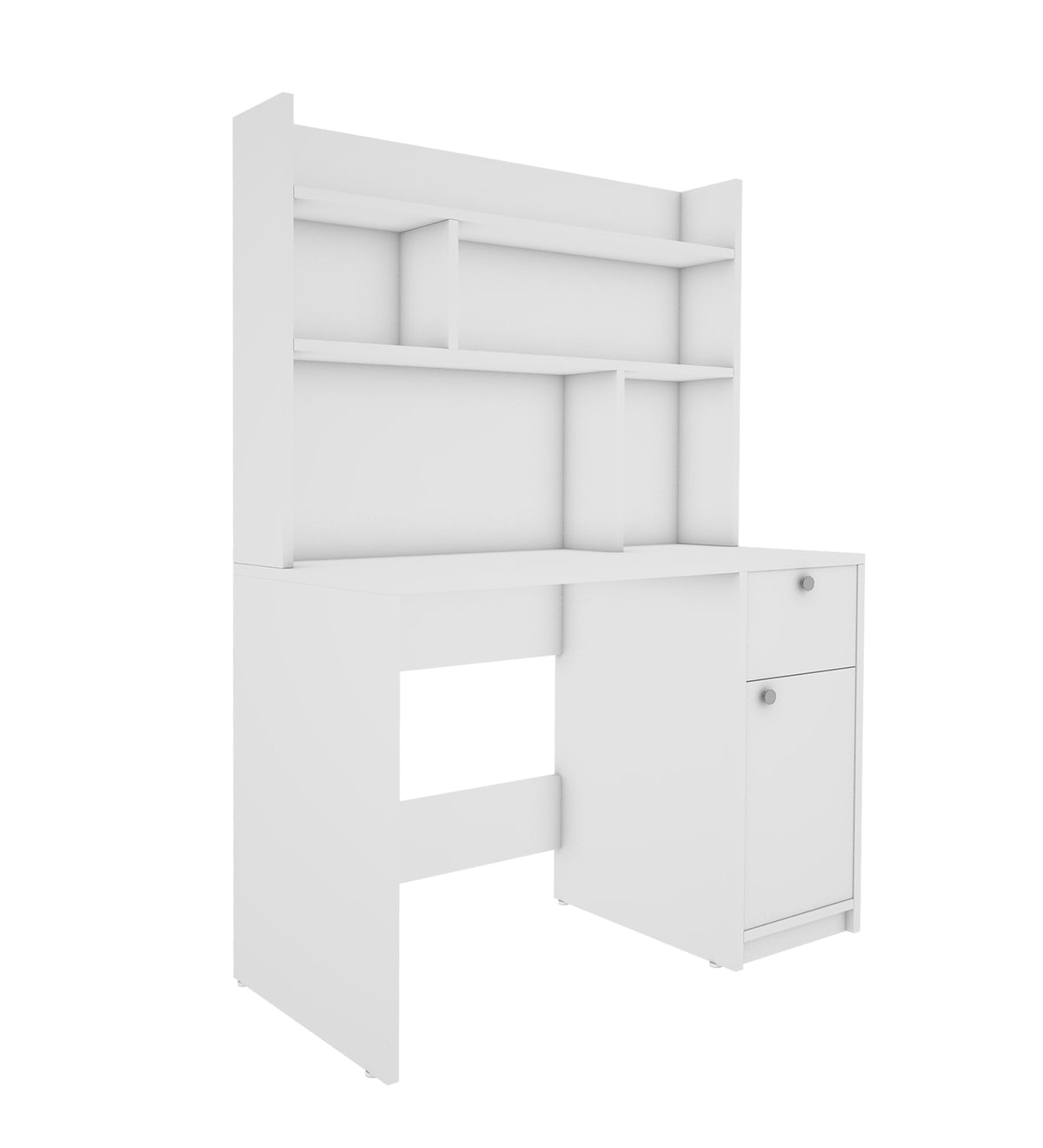 Neruda Study Table | Frosty White