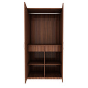 Flora 2 Door Wardrobe - Walnut