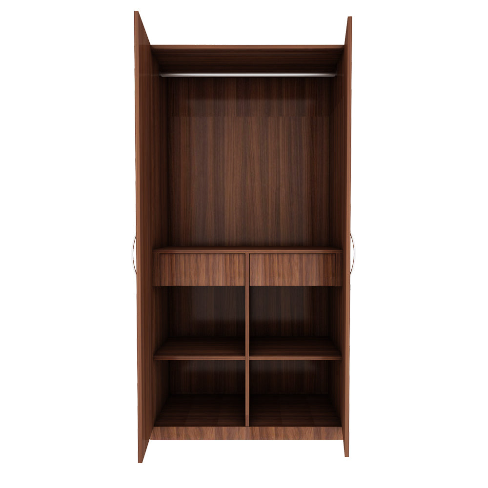 Flora 2 Door Wardrobe - Walnut