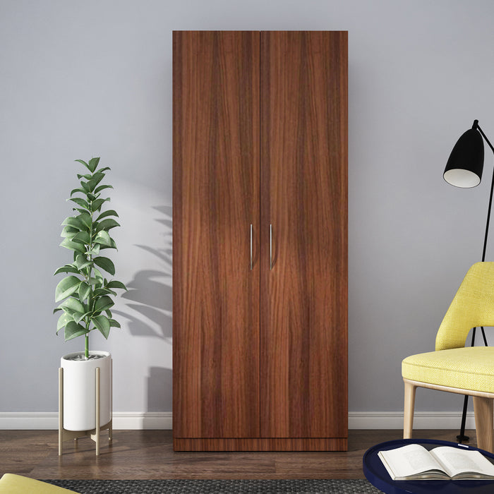 Eliza Two Door Wardrobe | Walnut