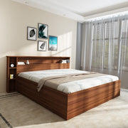 Axel King Bed - Walnut