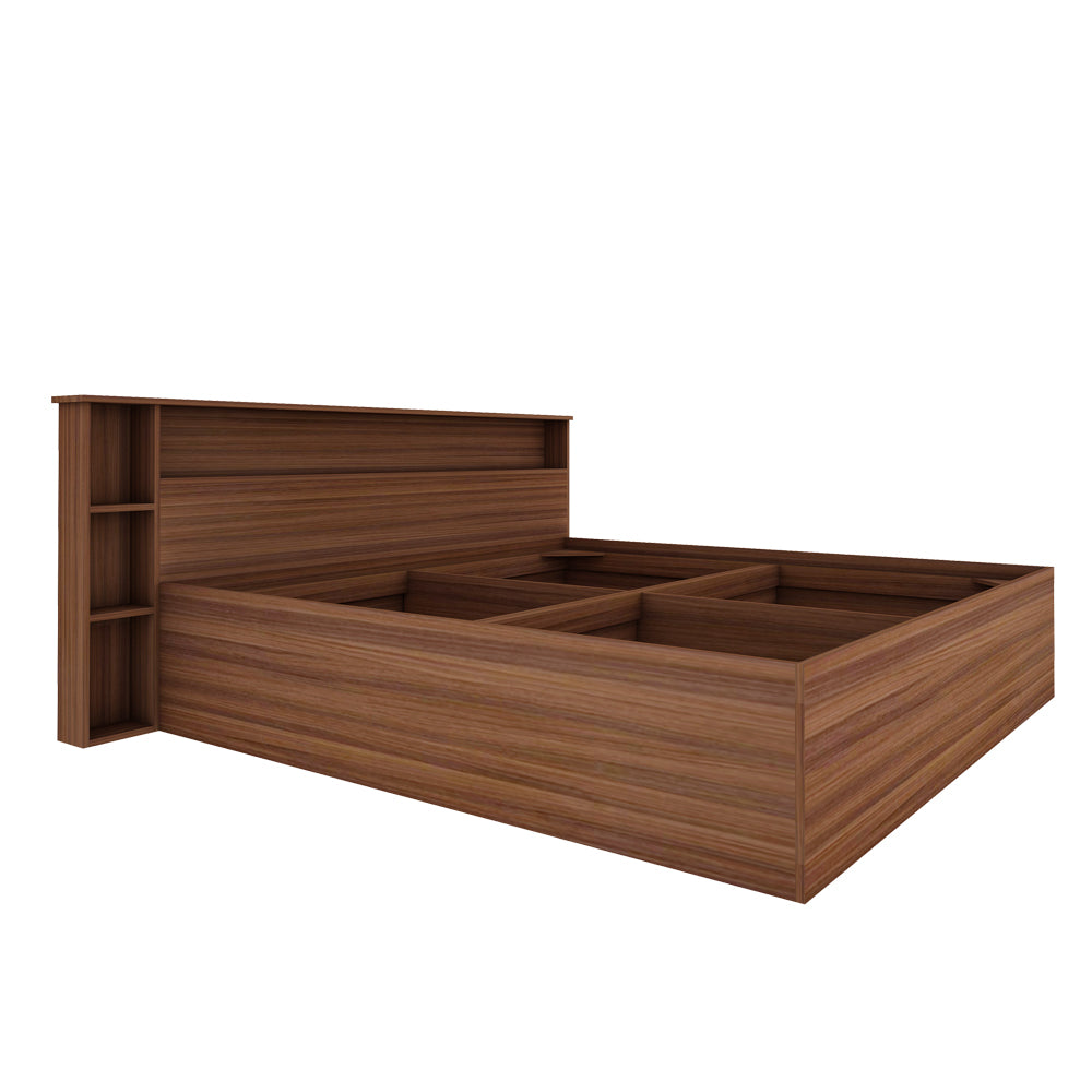 Axel King Bed - Walnut