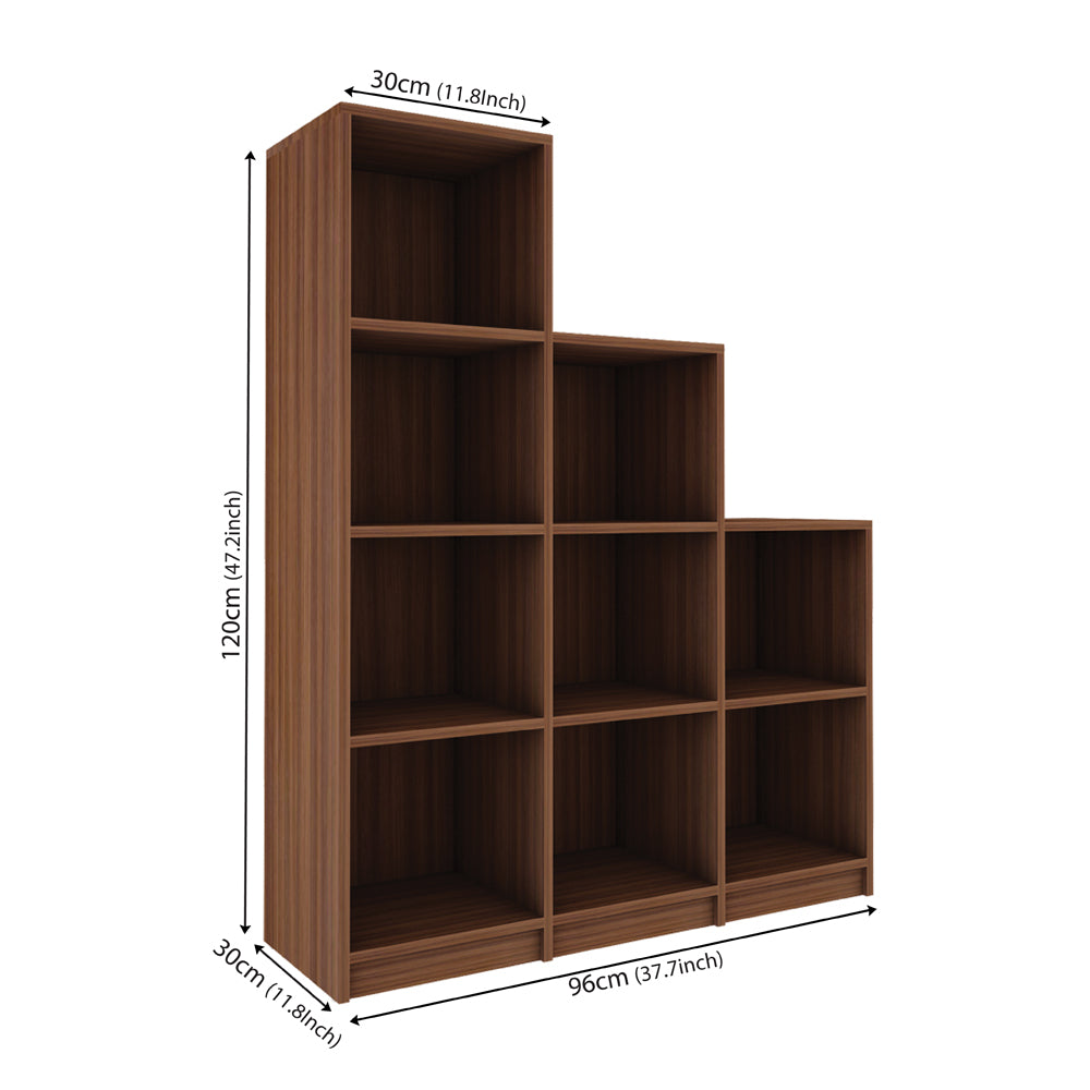 Cubix Bookcase | Walnut