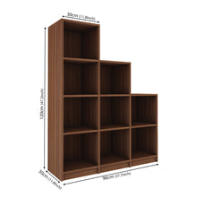 Load image into Gallery viewer, Cubix Bookcase - Walnut
