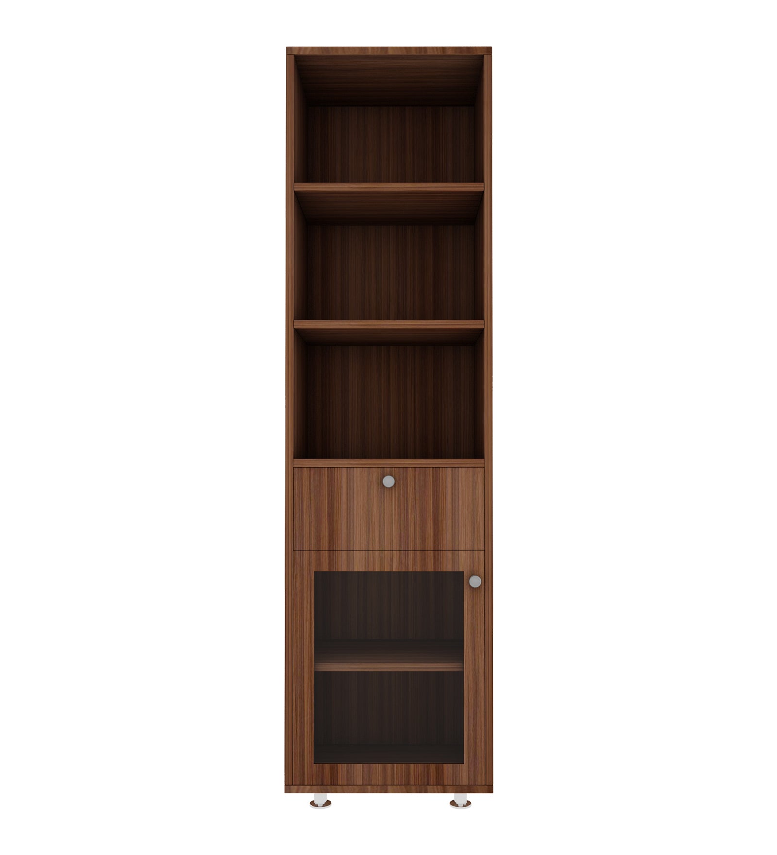 Solicitor Compact Bookshelf - Walnut