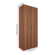 Eliza Two Door Wardrobe | Walnut
