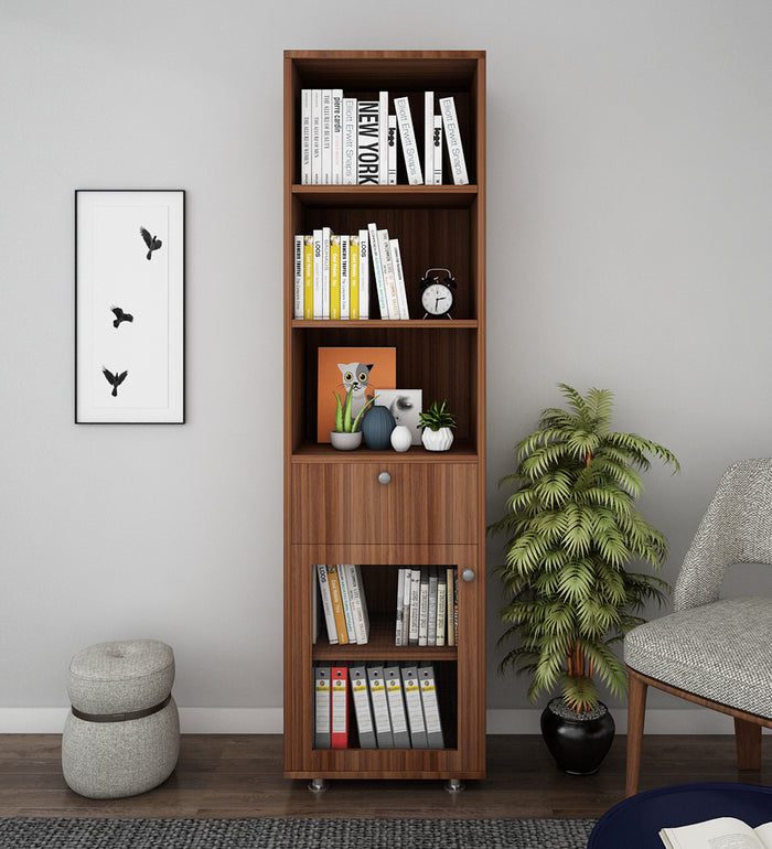 Solicitor Compact Bookshelf - Walnut