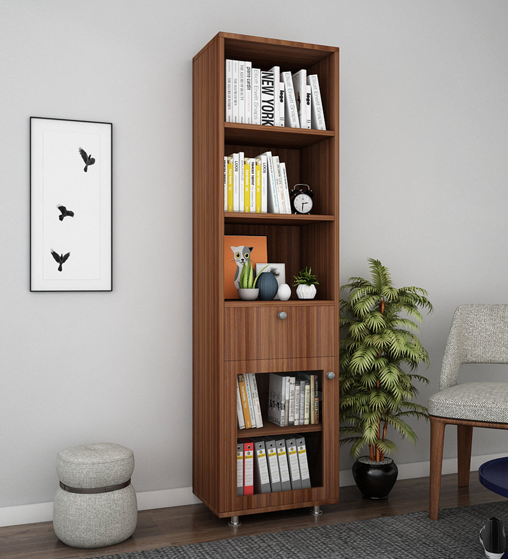 Solicitor Compact Bookshelf - Walnut