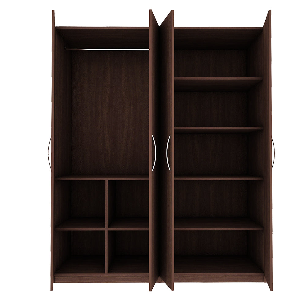 Bison 4 Door Wardrobe - Wenge