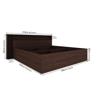 Axel King Bed - Wenge