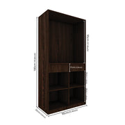 Flora 2 Door Wardrobe - Wenge