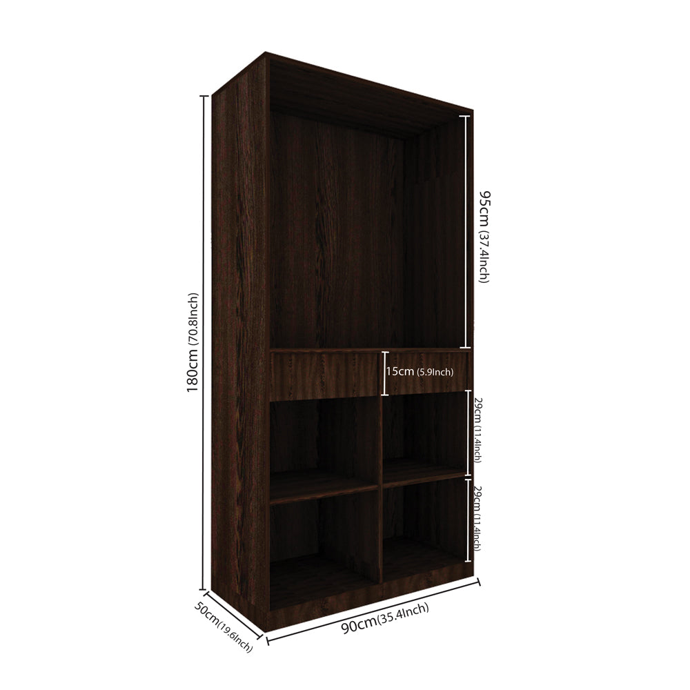 Flora 2 Door Wardrobe - Wenge